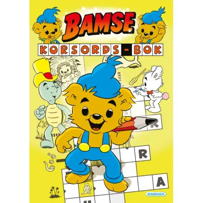 Bamse Korsordsbok Pysselbok - Bamse -  Leksaksaffären