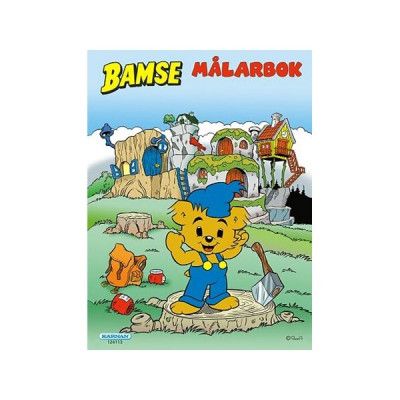 StorOchLiten Bamse, Målarbok 24 sidor