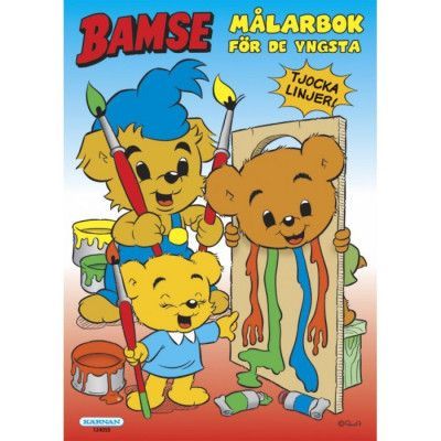 Bamse Min första målarbok