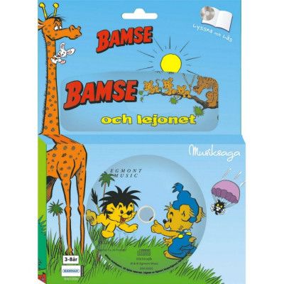 Bamse och lejonet Bok med CD