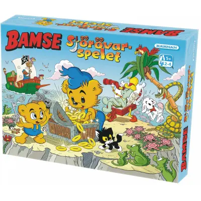 Bamse Sjörövarspelet - Bamse -  Leksaksaffären