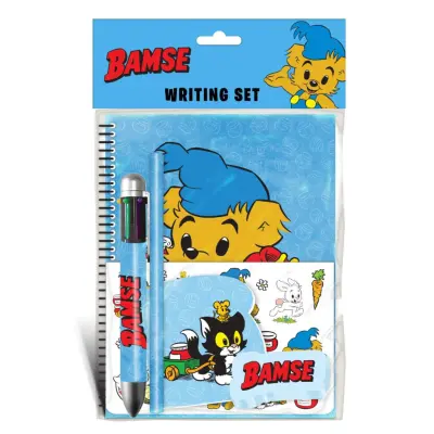 Bamse Skrivset med stickers