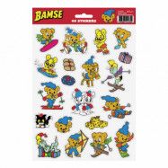 Bamse Stickers Jul - 40-pack