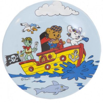 Bamse Tallrik Båtfärd