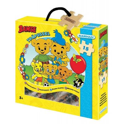 Bamse Träpussel 15-bitar