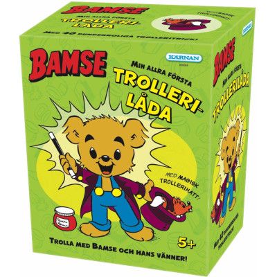 Bamse Trollerilåda med hatt - Bamse -  Leksaksaffären