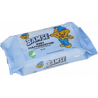Favorit Bamse Tvättservetter Sensitive 64 p