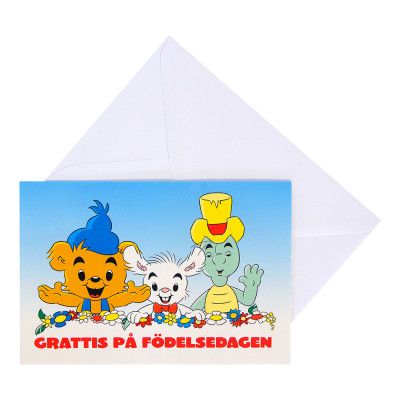 Gratulationskort Bamse - Motiv 4