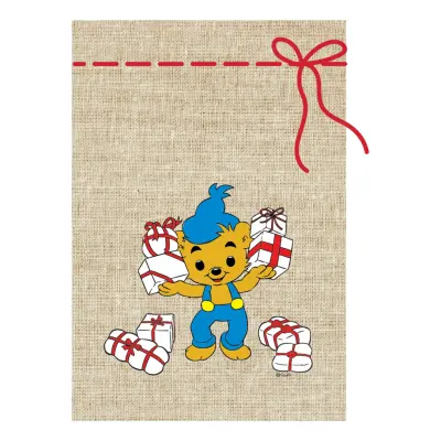 Julklappssäck med Bamse