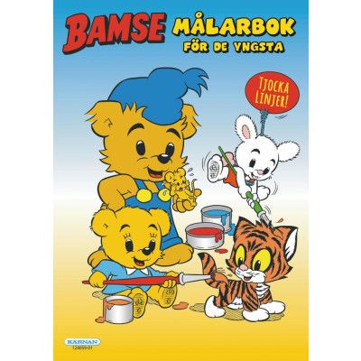Målarbok för de yngsta Bamse