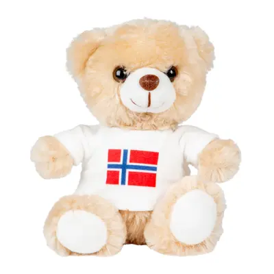 Mjukisnalle med Norska Flaggan