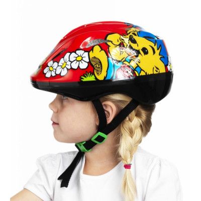 Nordic Hoj Bamse Cykelhjälm 49-55 cm (Röd)