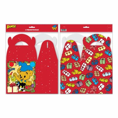 Presentboxar i Papp Bamse - 2-pack