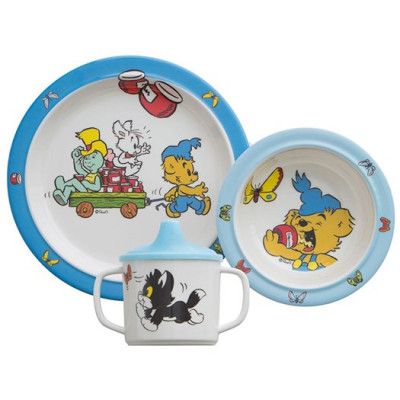 Rätt Start barnservis 3 delar, Bamse jubileum