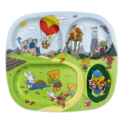 Rätt Start indelad tallrik Bamse