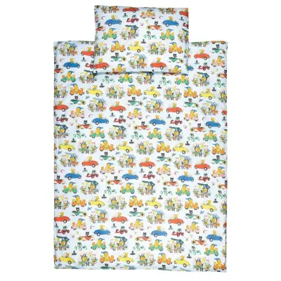 Rätt Start påslakanset vagn/vagga, Bamse