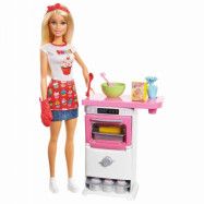 Barbie Bakery Cooking Baking Cupcake Bageriset FHP57