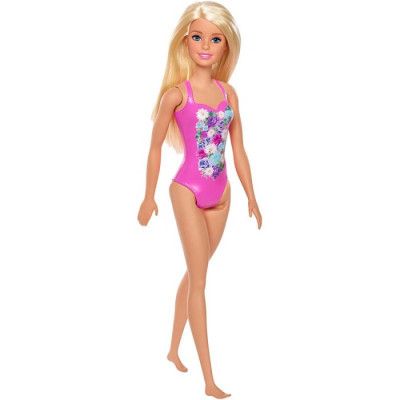 Barbie - Beach Doll - Pink Swimsuit