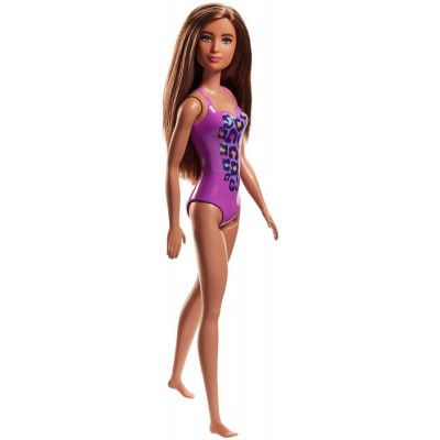 Barbie - Beach Doll -  Purple swimsuit