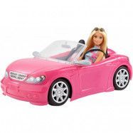 Barbie Bil Glam Pop Cabriolet Mattel med barbiedocka FPR57
