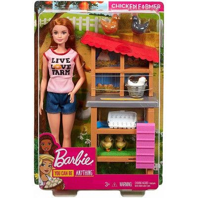 Barbie Career Lekset Hönsfarm FXP15