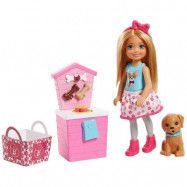 Barbie Chelsea med Valp FHP67