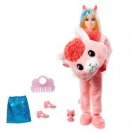 Barbie Cutie Reveal Llama Plush Costume Dreamland Fantasy Series Överraskning HJL60