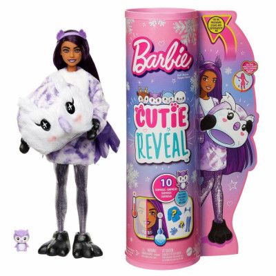 Barbie Cutie Reveal Winter Sparkle Lila Uggla