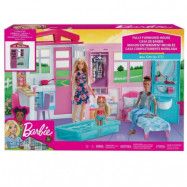 Barbie Dockhus med möbler och tillbehör