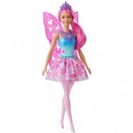 Barbie Dreamtopia Fairy Rosa hår med vingaR GJJ99