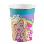 Barbie Dreamtopia pappersmuggar 8-pack 250 ml