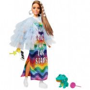 Barbie Extra Doll Rainbow Dress