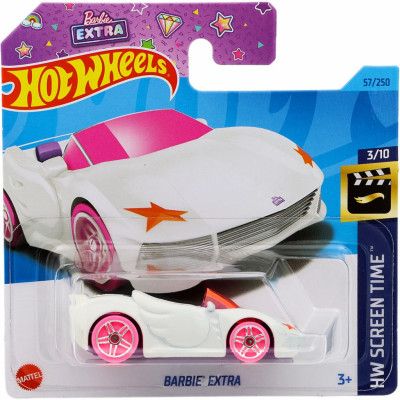 Barbie Extra - HW Screen Time - Vit - Hot Wheels