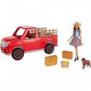 Barbie Farm Bil med tillbehör