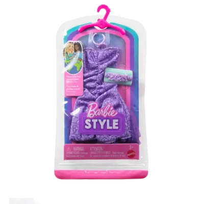 Barbie Fashion Klänning Lila - Barbie -  Leksaksaffären