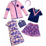 Barbie Fashion Outfit Varsity 2 Pack FKT29