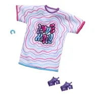 Barbie Fashion Oversized t-shirt HRH38 - Barbie -  Leksaksaffären