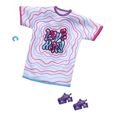 Barbie Fashion Oversized t-shirt HRH38 - Barbie -  Leksaksaffären