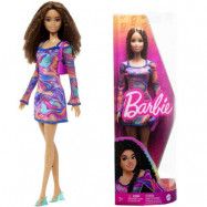 Barbie Fashionista Doll Rainbow Marble Swirl HJT03