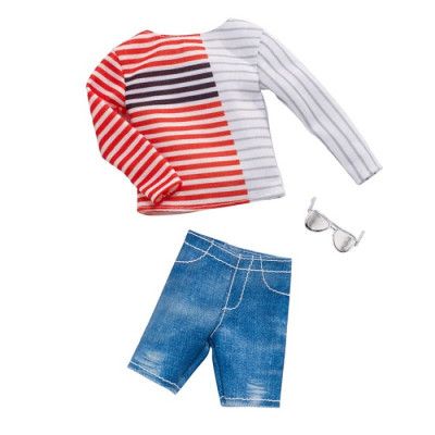 Barbie - Ken - Stripe Stripe Boatneck Shirt Fashion