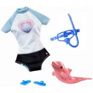 Barbie Kläder Dolphin Magic Snorkel Set FBD86