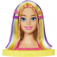 Barbie Neon Rainbow Deluxe Styling Huvud Totally Hair HMD78