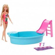Barbie Pool Lekset Med Barbiedocka