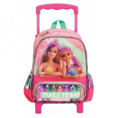 Barbie - Resväska 11,2 Liter Rosa/Grön