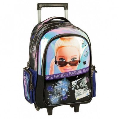 Barbie - Resväska 23 Liter 30 X 45 Cm Svart