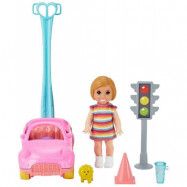 Barbie Babysitter med bil och tillbehÃ¶r