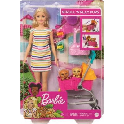 Barbie Stroll `n Play Pups GHV92