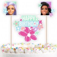 Barbie Tårtdekoration "Happy Birthday"