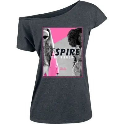 Barbie T-shirt - Barbie Inspire - S M - för Dam - grå