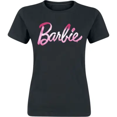 Barbie T-shirt - Melted - S XXL - för Dam - svart